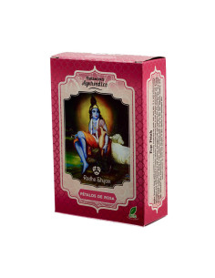Petalos de Rosa tratamiento capilar natural 100g Radhe Shyam